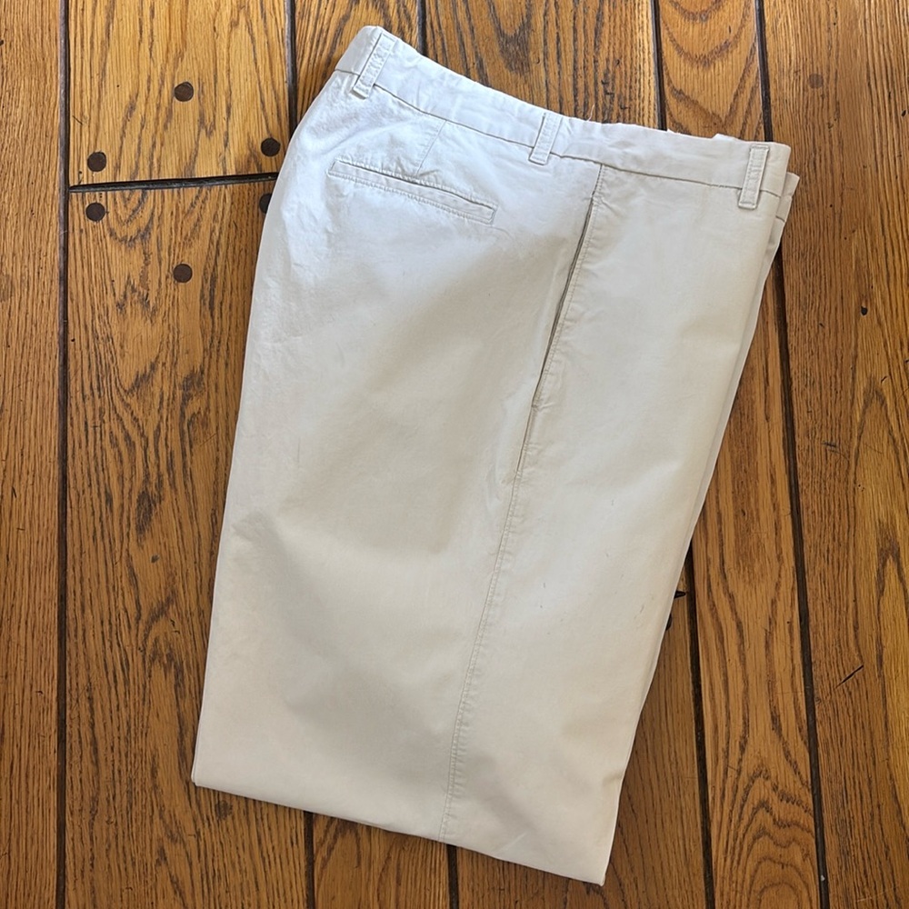 Zegna Sport Flat Front Khakis 36 waist